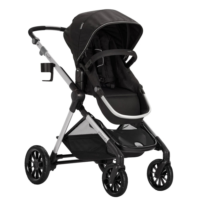 used Evenflo Pivot Xpand Modular Stroller, 2017, Stallion Black