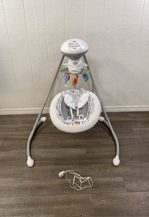 used Fisher Price Cradle 'n Swing, Peek-A-Boo Fox