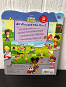 secondhand Fisher Price Little People Lift-The-Flap Book, All Aboard The Bus