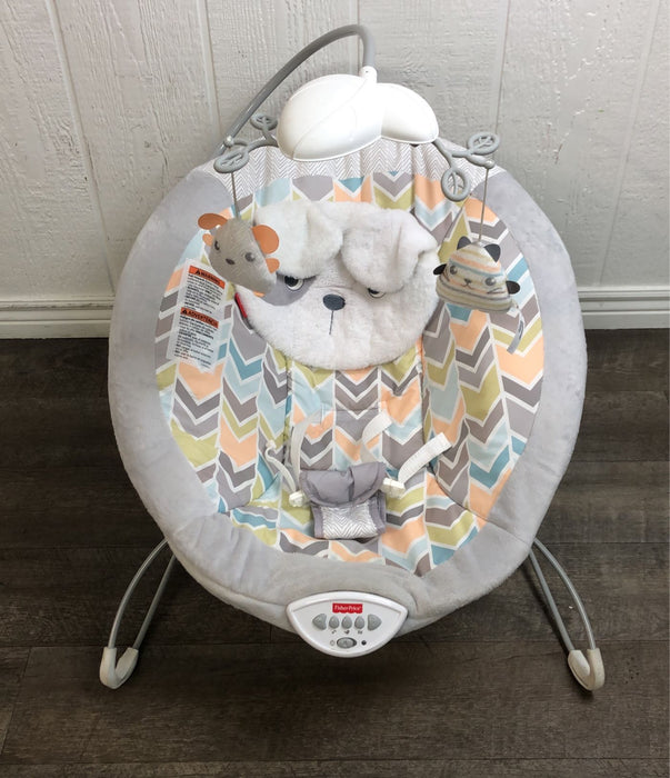 used Fisher Price Deluxe Bouncer, My Little Snugapuppy