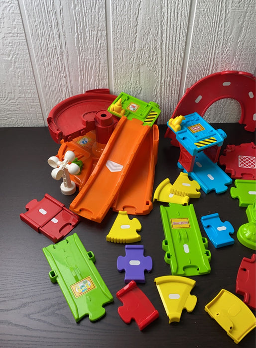 secondhand VTech Go! Go! Smart Wheels Spinning Spiral Tower With Cars