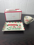 used Lenox Cookies & Milk For Santa