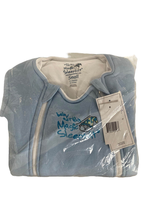 used Baby Merlin's Magic Sleepsuit, Small 3-6 Months, Fleece, Blue - HIDDEN PHOTOS REQ 11/15