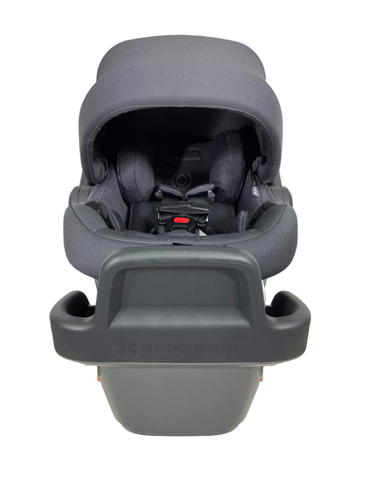 secondhand UPPAbaby MESA MAX Infant Car Seat and Base, PureTech Greyson, 2022