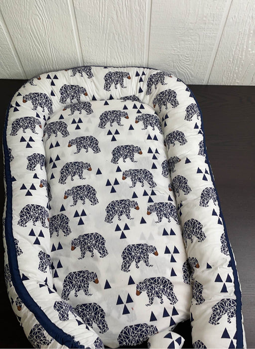 used Newborn Lounger, Bear and triangle pattern