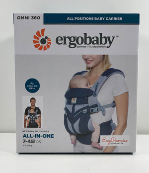 Ergobaby Omni 360 Cool Air Mesh Baby Carrier, Carbon Gray