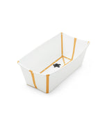 used Stokke Flexi Bath Foldable Baby Bathtub, White Yellow, Regular