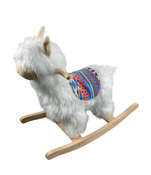 used Qaba Kids Plush Ride On Rocking Animal, Llama