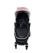 secondhand Mockingbird Single Stroller, Bloom, 2022, Watercolor Drops, Silver With Black Leather