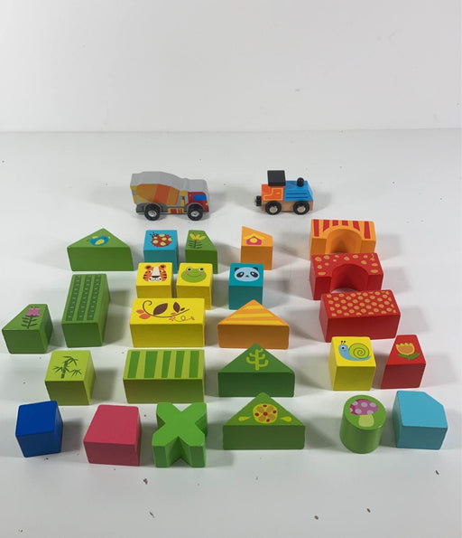 used BUNDLE Wooden Blocks, —Creative Kids