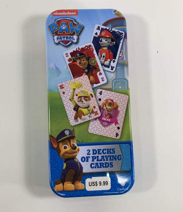 used PAW Patrol Playing Cards, 2 decks