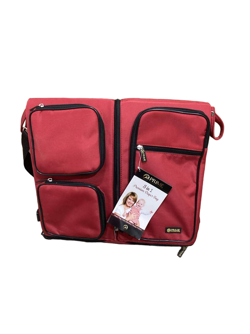 used Prime 3-in-1 Premium Diaper Bag, Red