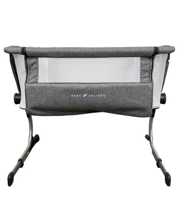 secondhand Baby Delight Beside Me Dreamer Bassinet & Bedside Sleeper, Charcoal Tweed