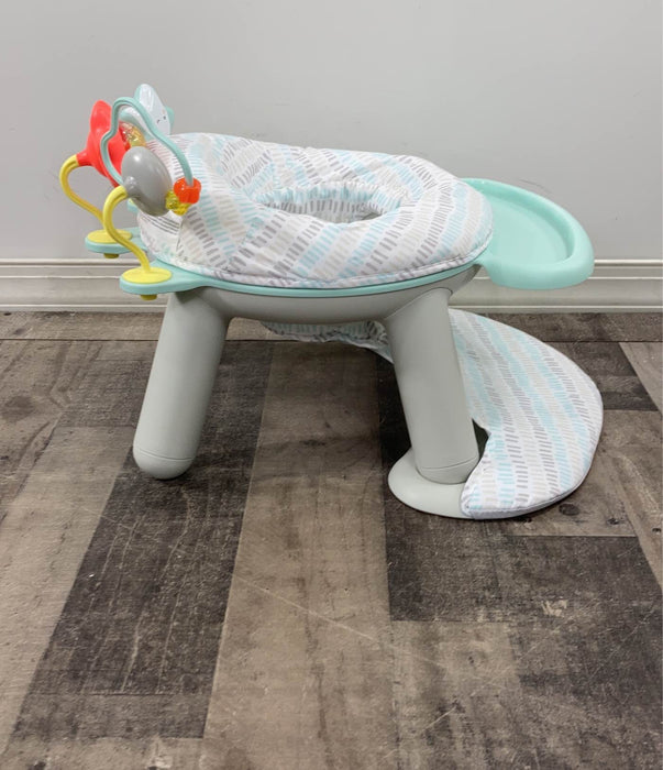 used Skip Hop 2-in-1 Sit-up Activity Baby Chair, Silver Cloud Lining