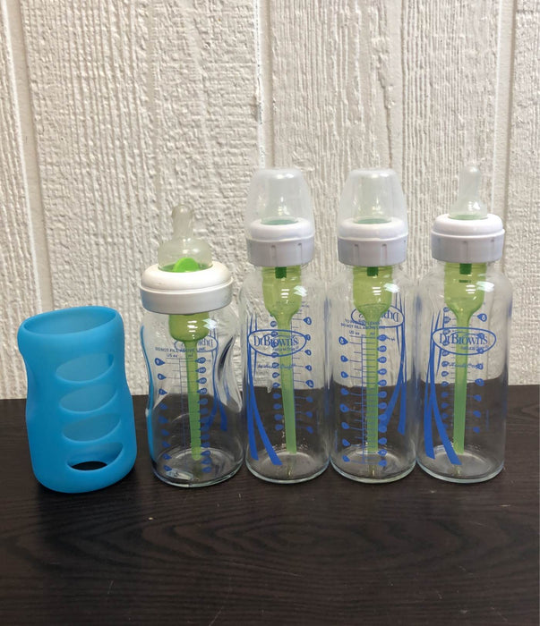 used Dr. Brown's Glass Bottle, With Sleeve