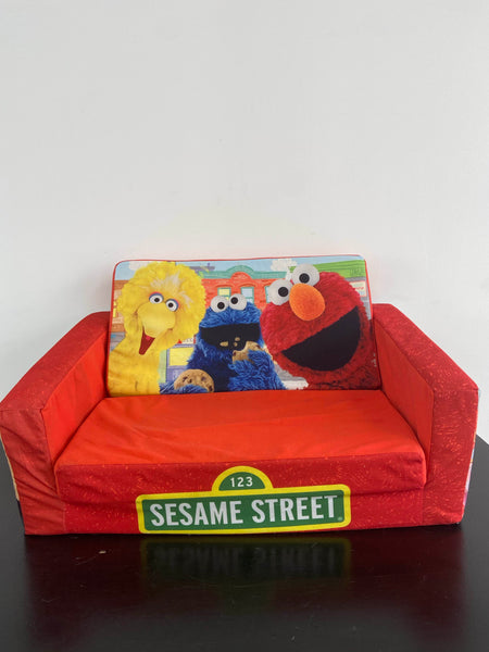 Marshmallow Furniture Sesame Street Children s 2 In 1 Flip Over Sofa