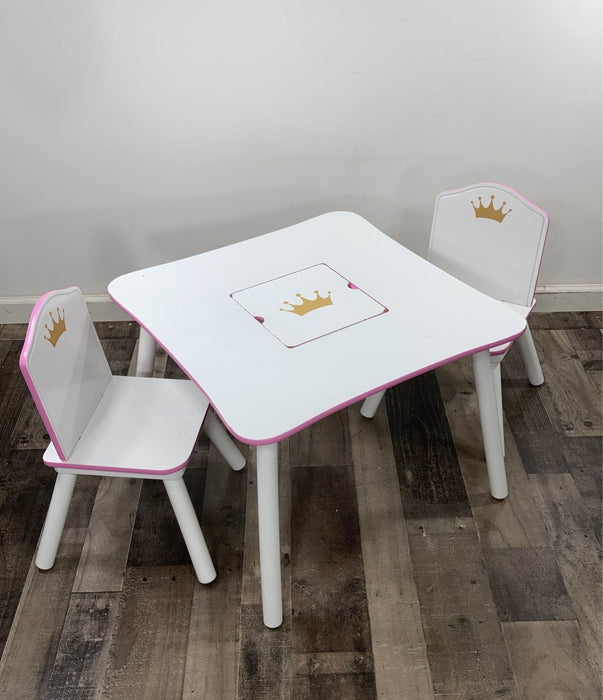 used Delta Children Kids Table and Chair Set with Storage