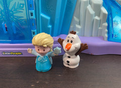 secondhand Fisher Price Little People Disney Frozen Elsa Palace Playset