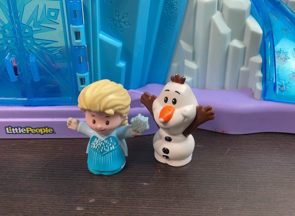 secondhand Fisher Price Little People Disney Frozen Elsa Palace Playset