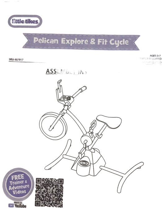 Little Tikes Pelican Explore and Fit Cycle Ride-On