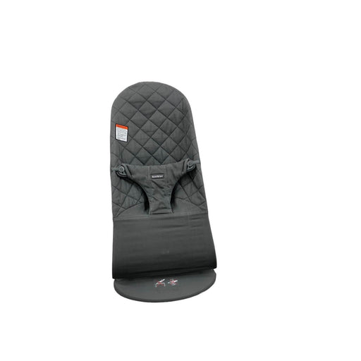 secondhand BabyBjorn Bouncer Bliss, Anthracite Cotton Classic Quilt, Dark Gray Frame