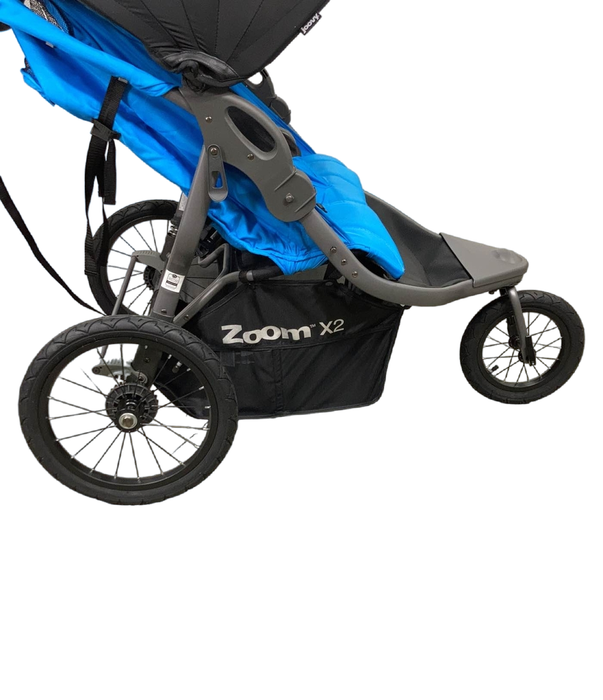 secondhand Joovy Zoom X2 Double Jogging Stroller, 2021, Glacier