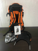 used Clevr Plus Premium Cross Country Baby Backpack With Sun Shade, Orange