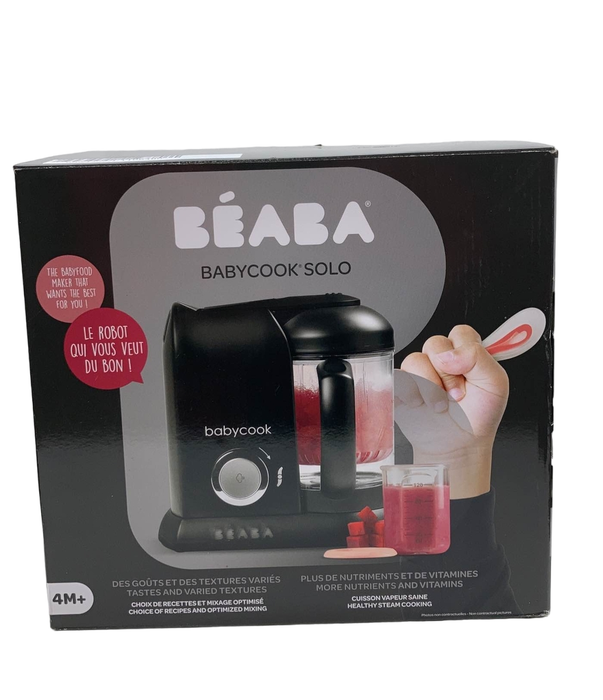 used Beaba Babycook Solo 4-in-1 Baby Food Maker, Black