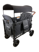 secondhand Wonderfold W4 Luxe Quad Stroller Wagon, Volcanic Black, 2023