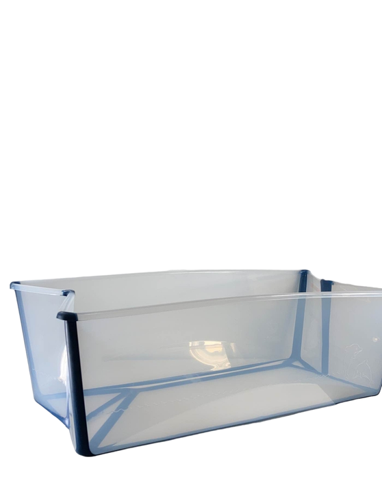 secondhand Stokke Flexi Bath Foldable Baby Bathtub, Transparent Blue, XLarge