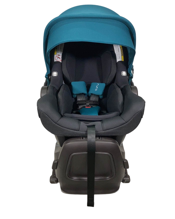 secondhand Nuna Pipa Lite RX And Pipa Relx Base, 2022, Lagoon