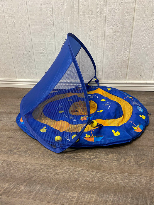 secondhand SwimWays Baby Spring Float with Sun Canopy