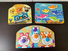 used BUNDLE Wooden Puzzles