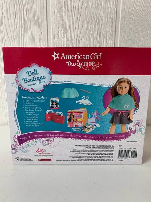 secondhand American Girl Truly Me Kit, Doll Boutique Read and Create