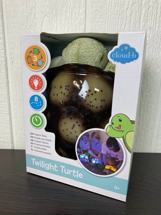 used Cloud b. Twilight Turtle Plush Night Light Projector