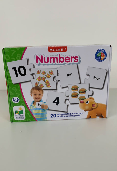 secondhand The Learning Journey Match-It Puzzle, Numbers and Counting