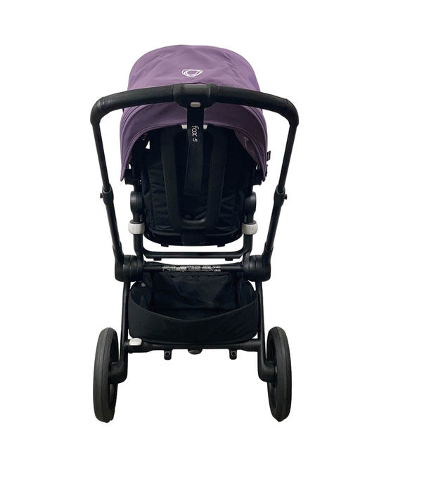 Bugaboo Fox 5 Stroller, 2023, Black Frame, Astro Purple - Midnight Black