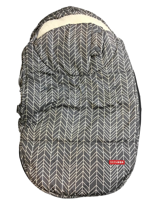 used Skip Hop Stroll And Go Car Seat Cover, Gray Feather