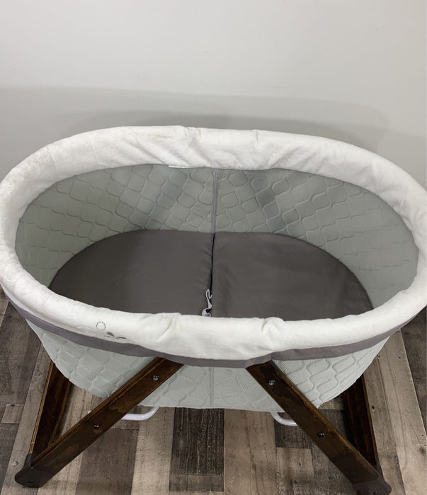 Shop Ingenuity Foldaway Rocking Wood Bassinet at GoodBuy Gear