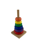 secondhand Melissa & Doug Rainbow Stacker Classic Toy