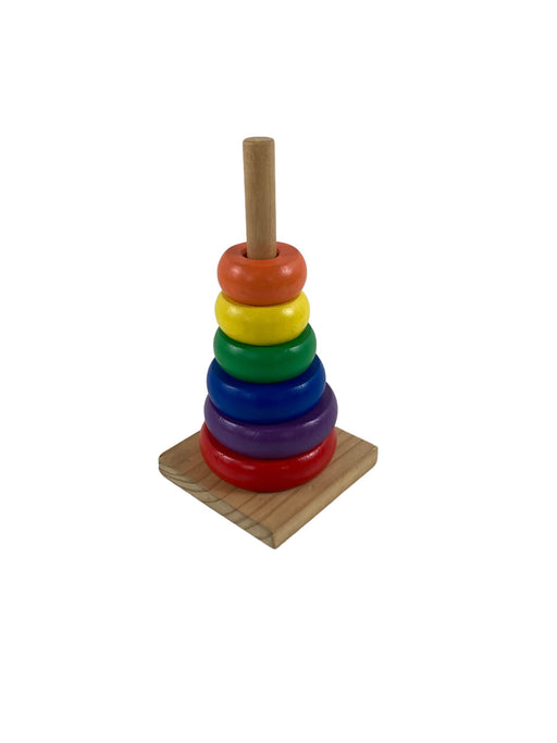 secondhand Melissa & Doug Rainbow Stacker Classic Toy