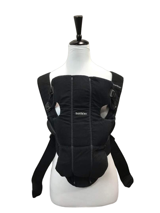 secondhand BabyBjorn Baby Carrier Mini, Black Cotton