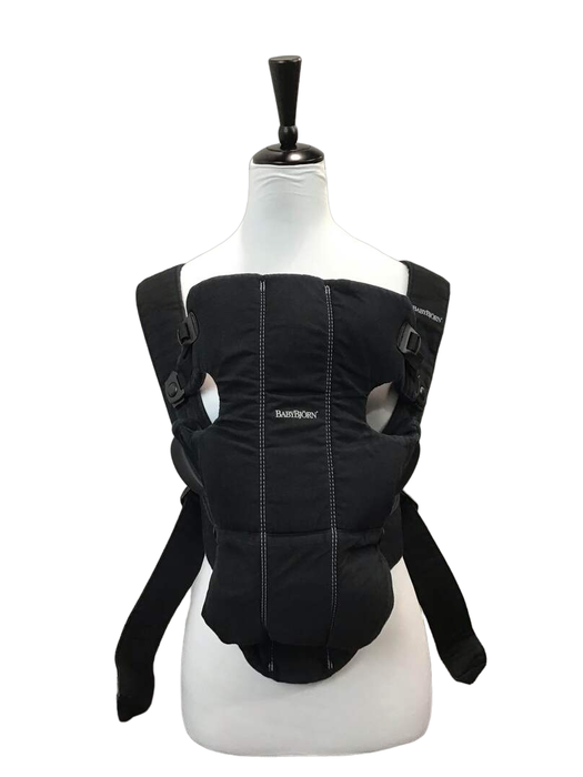 secondhand BabyBjorn Baby Carrier Mini, Black Cotton