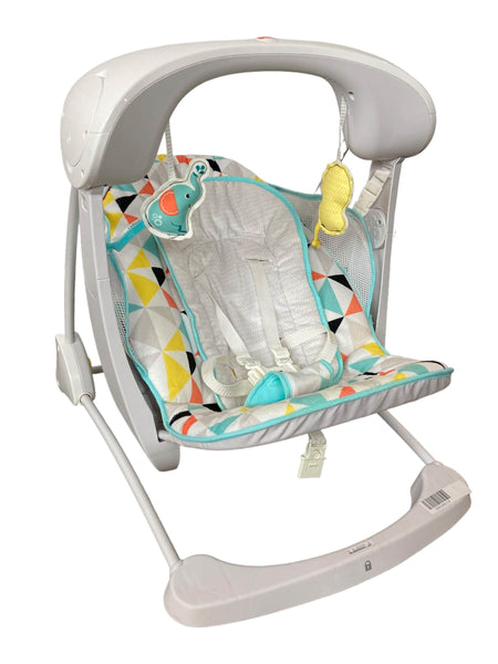 Fisher price deluxe take hot sale along