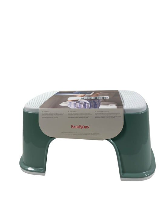 Shop BabyBjorn Step Stool, Deep Green/White at GoodBuy Gear