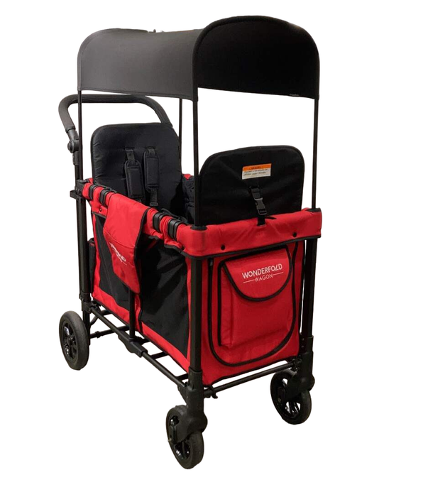 used Wonderfold W2 Original Multifunctional Double Stroller Wagon, 2021, Red