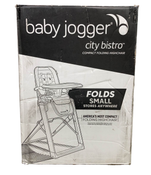 secondhand Baby Jogger City Bistro High Chair, Graphite Gray