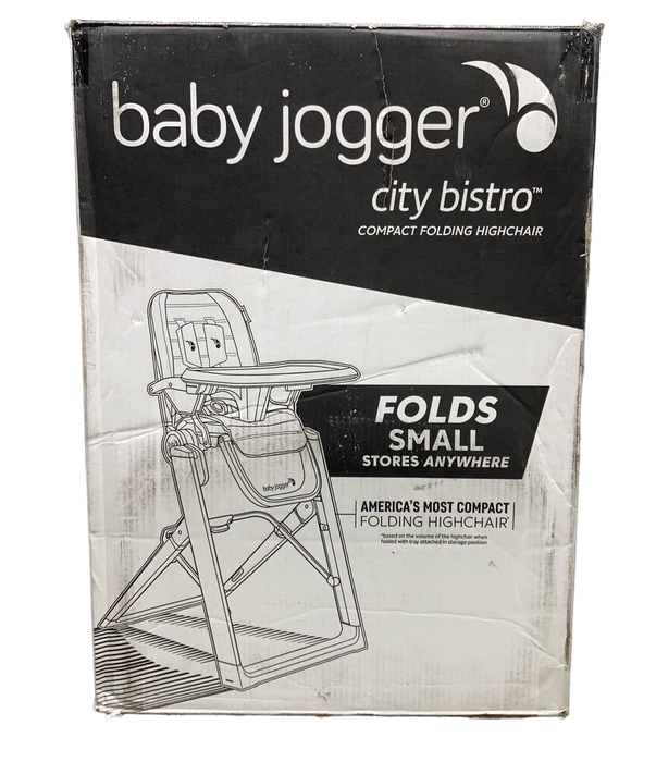 secondhand Baby Jogger City Bistro High Chair, Graphite Gray