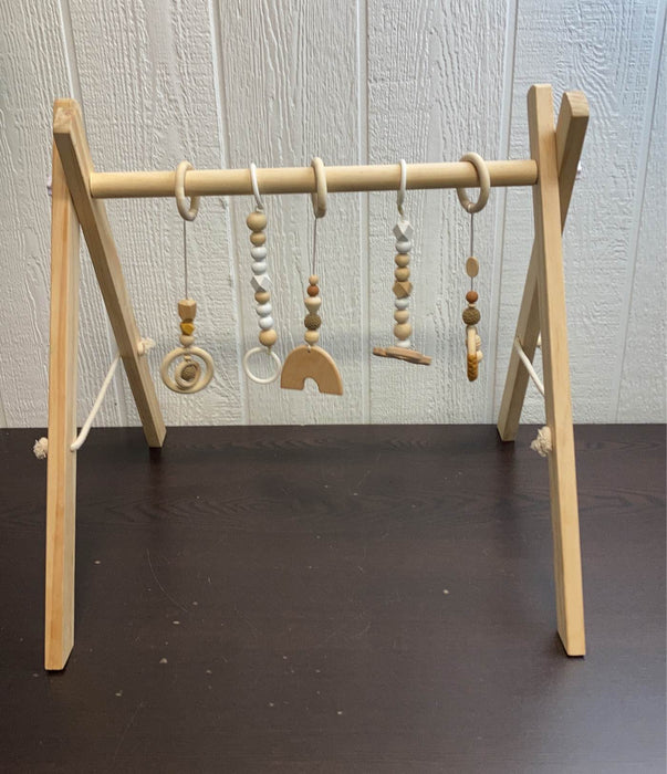 used Poppyseed Play Wooden Baby Gym