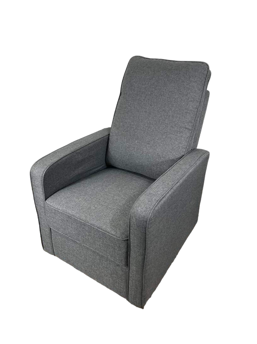 used DaVinci Casey Pillowback Swivel Glider, Shadow Gray